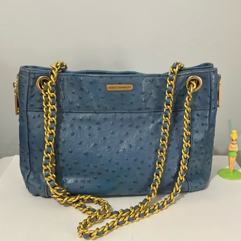REBECCAMINKOFF Ochtrich Leather Shoulder and Crossbody.flap zippered pocket